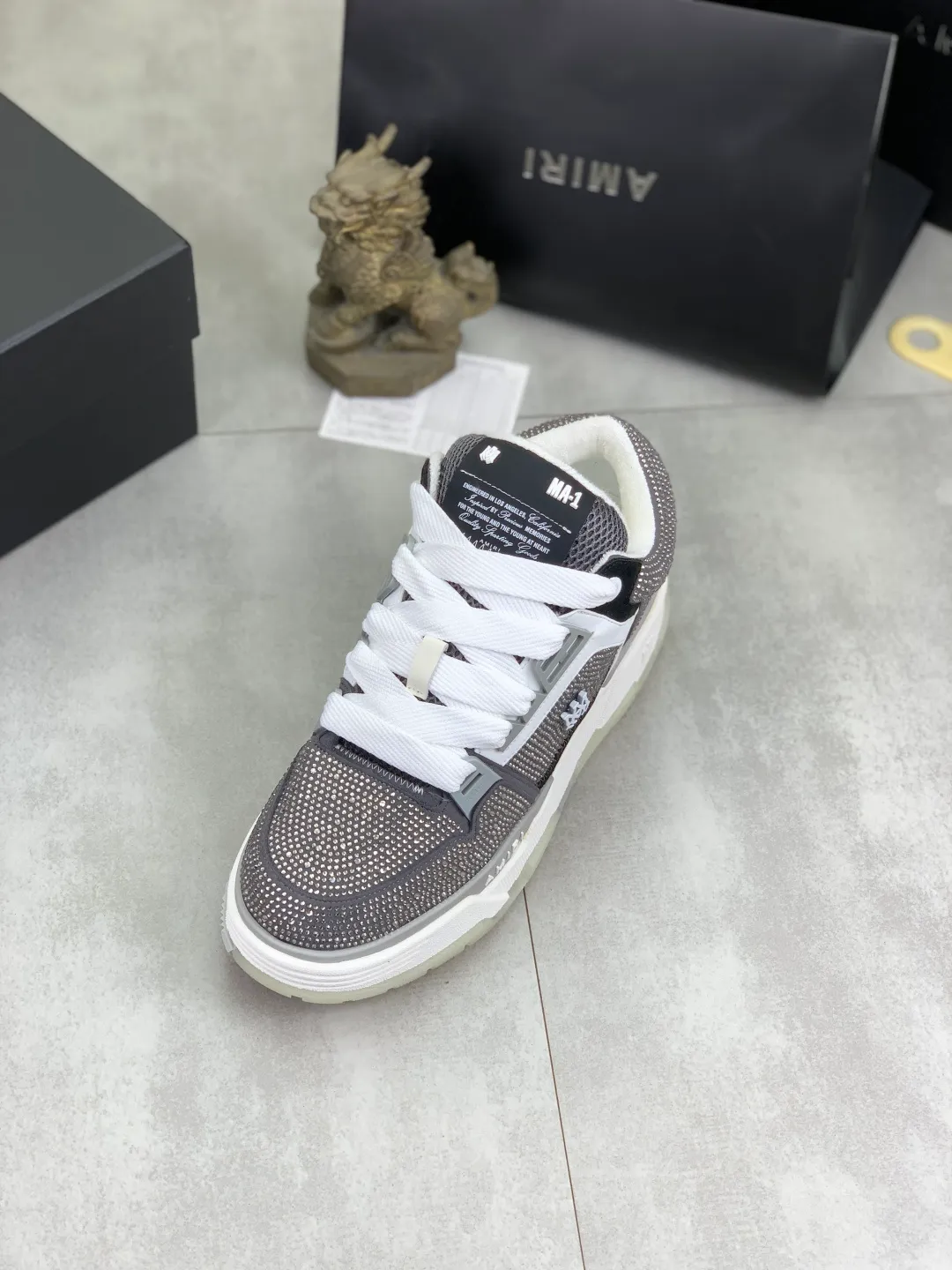 Men's men's shoes 💰P760 New [Amiri] hot diamond series Amiri - high-end quality original order casual shoes for couples 🧑‍🤝‍🧑 - Upper: 🔝Nappa calfskin, suede cowhide, canvas body hot work - Lining: brand mesh canvas cloth - Outsole: ultra-light tpu·rubber; multi-color molded outsole -Ultra-high quality control and exquisite workmanship: highlighted (high-end, extravagance, and class) -Size: Female 35-40 (41 customized) Male 38-45 (46 customized)